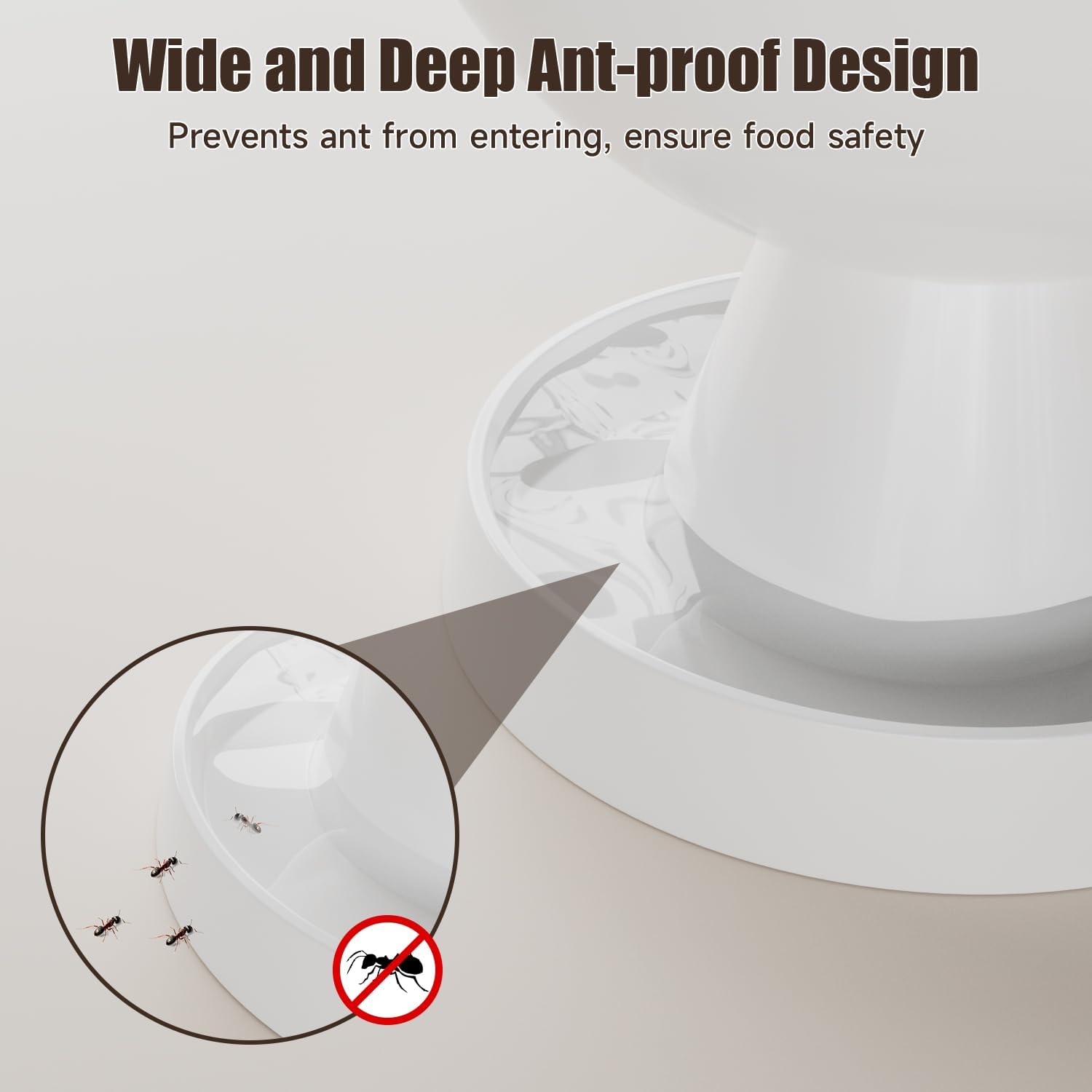 Pawinner tilted 15-degree cat bowl promotes natural eating posture.