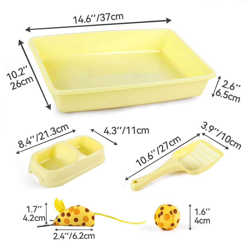 PAWISE low-entry litter box ideal for tiny kittens under 3 lbs