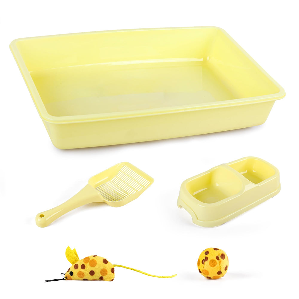 PAWISE kitten starter kit in a compact space-friendly layout