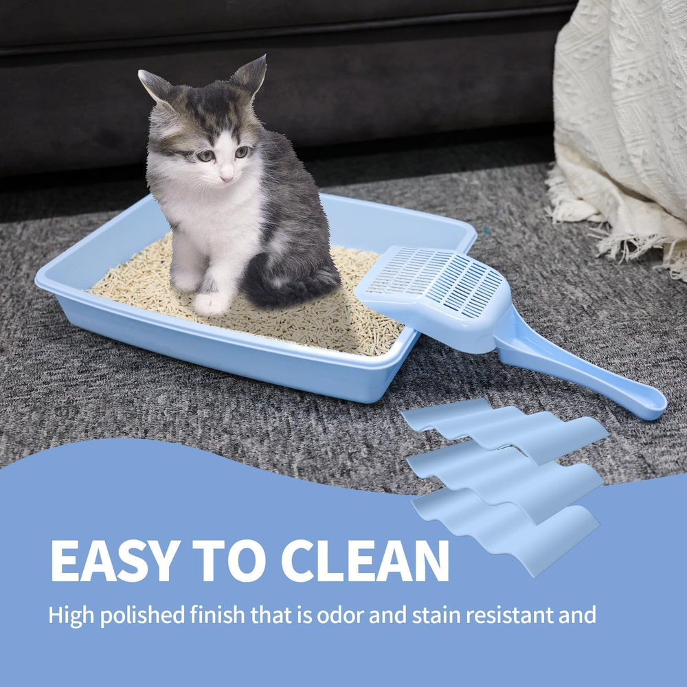 PAWISE cat litter scoop makes quick, hygienic cleanup after each use.