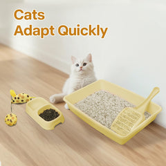 PAWISE cat toy set featuring mouse and ball for play and training