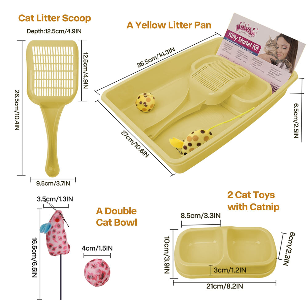 PAWISE litter box scoop designed for quick cleanup and mess reduction