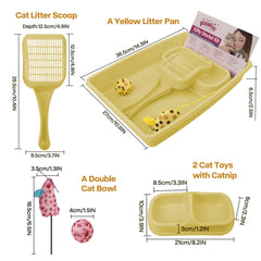 PAWISE litter box scoop designed for quick cleanup and mess reduction
