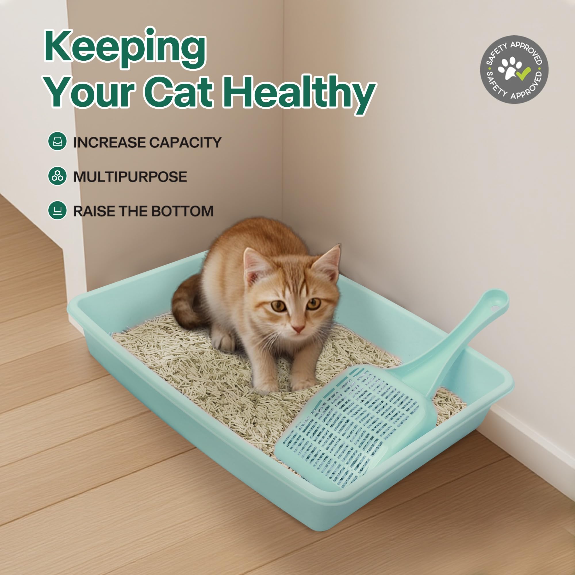 PAWISE litter scoop for quick, hygienic cleaning after use