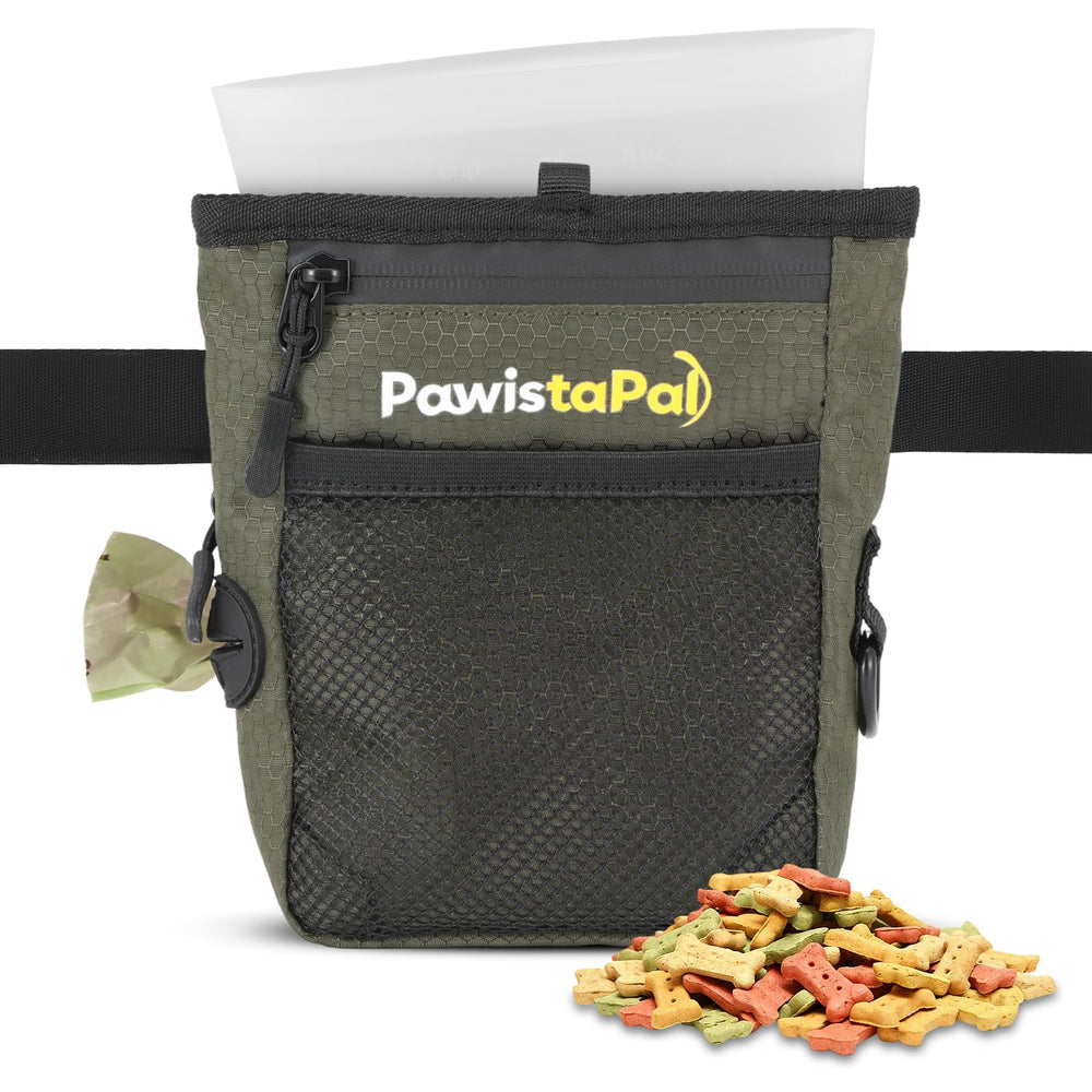 PawistaPal dog treat pouch with one-hand magnetic closure for quick rewards