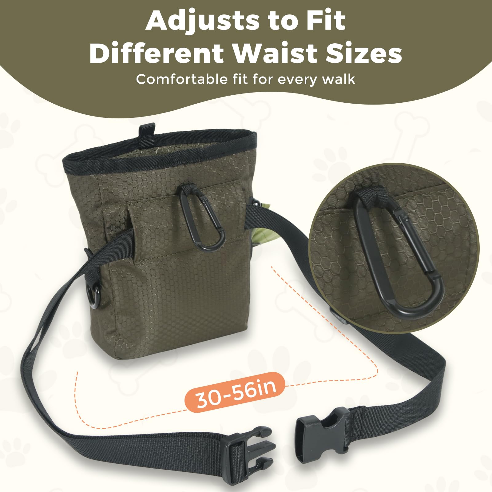 PawistaPal poop bag holder keeps essentials within reach during adventures