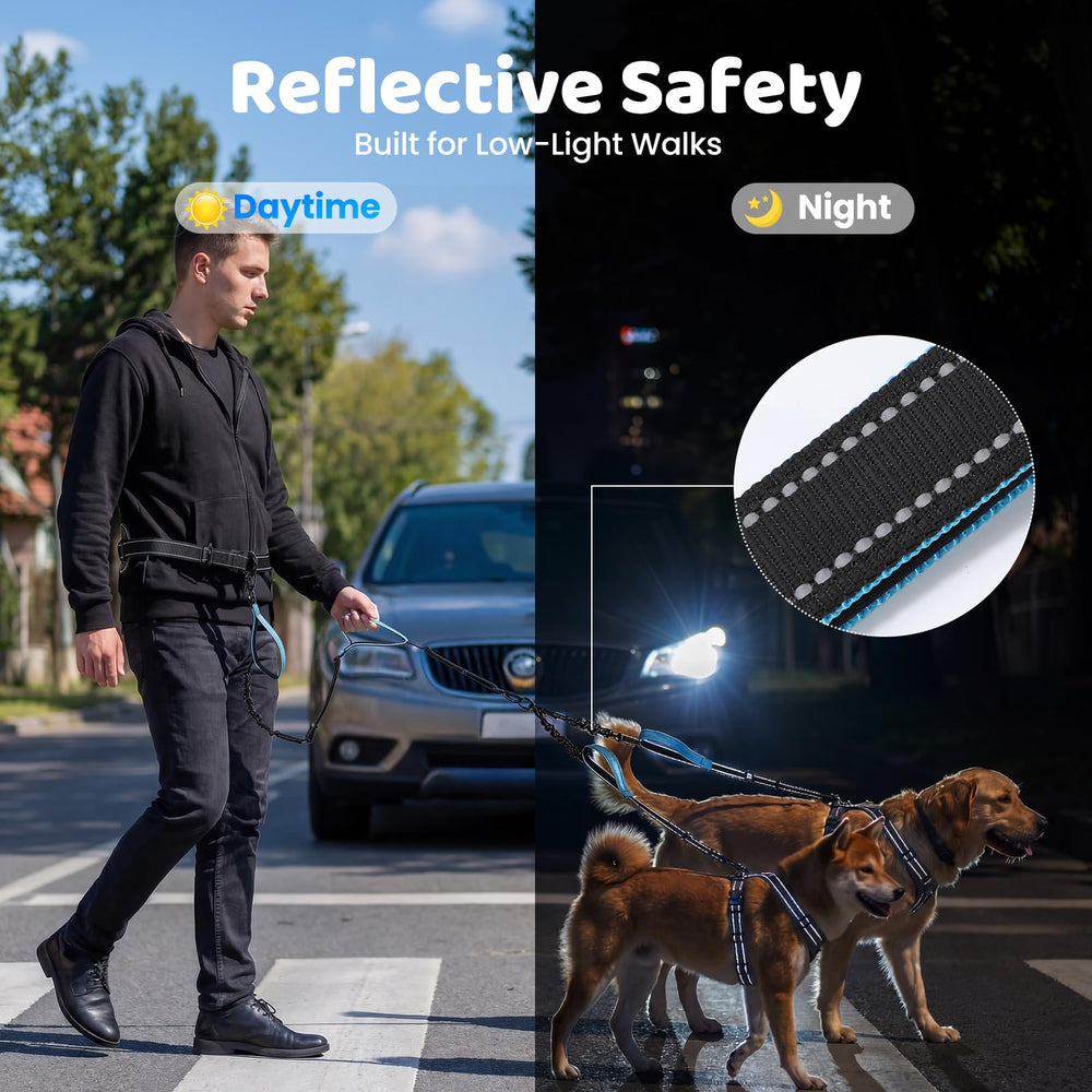 PawistaPal suitable for 50–150 lbs dogs with comfortable bungee support.