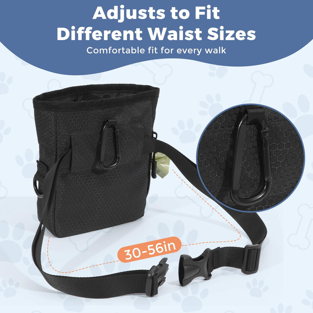 PawistaPal poop bag holder keeps essentials within reach outdoors.
