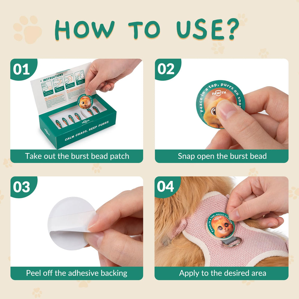 Pawith Calming Pop Patch packaging box for convenient use.