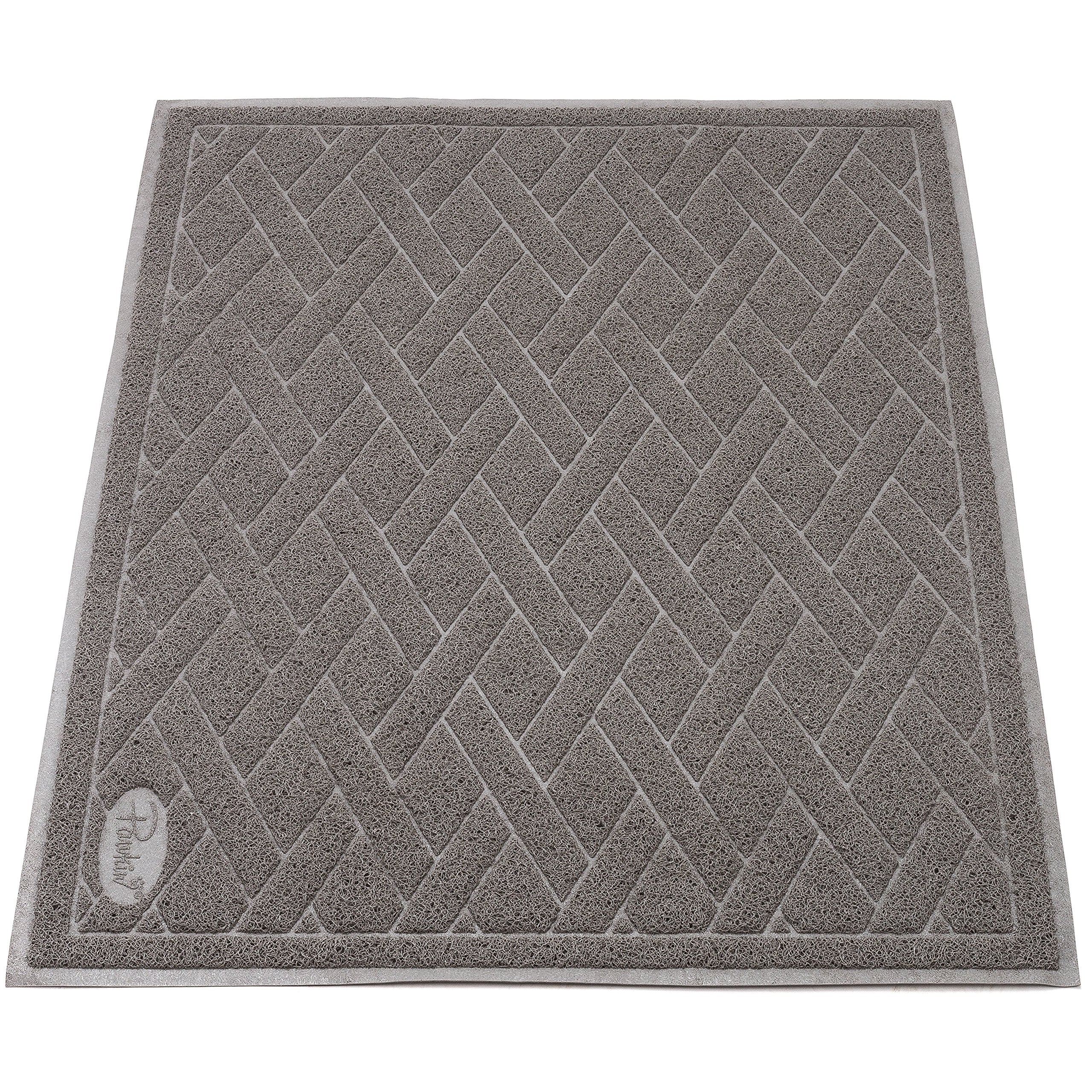 Pawkin Litter Mat durable material close-up shows long-lasting construction