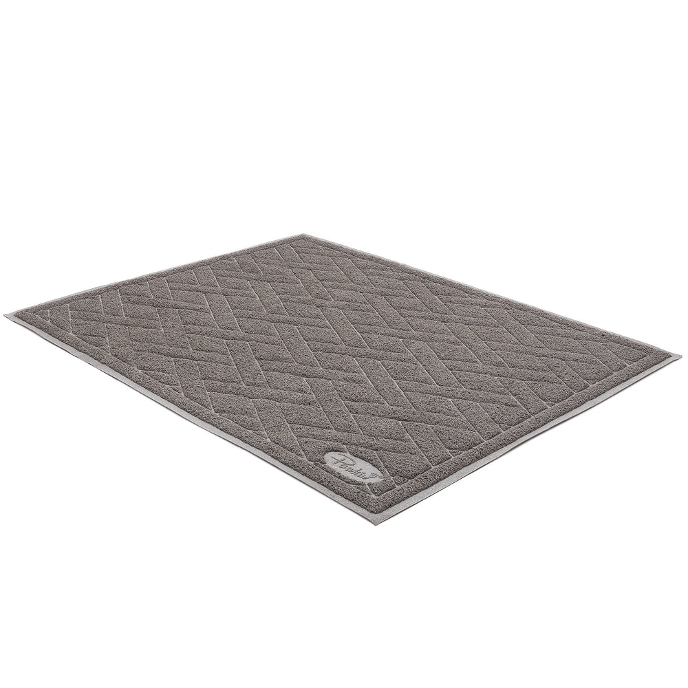 Pawkin Litter Mat non-slip backing stays in place during play