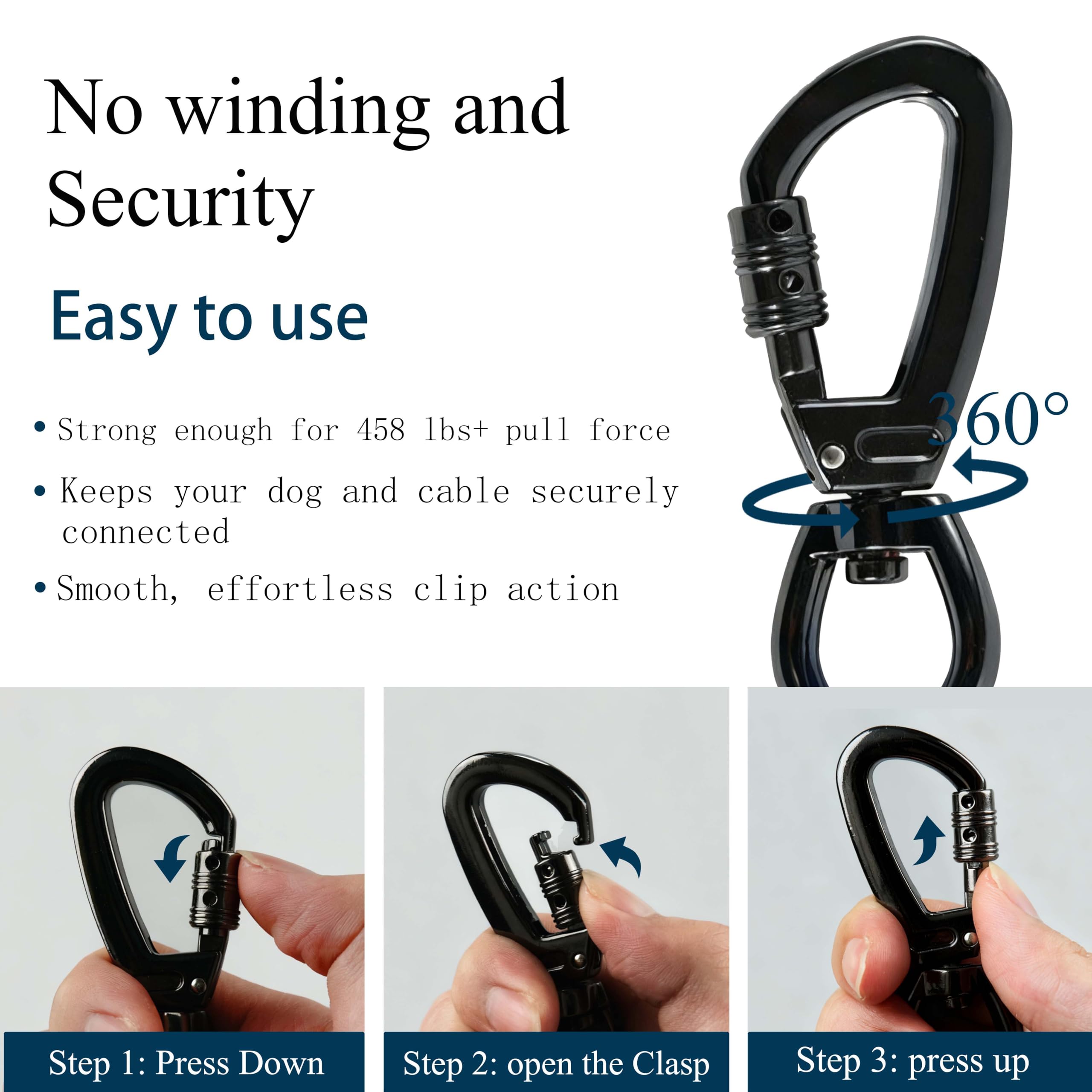 Pawkooly bite-resistant leash supports control when dogs chew or pull.