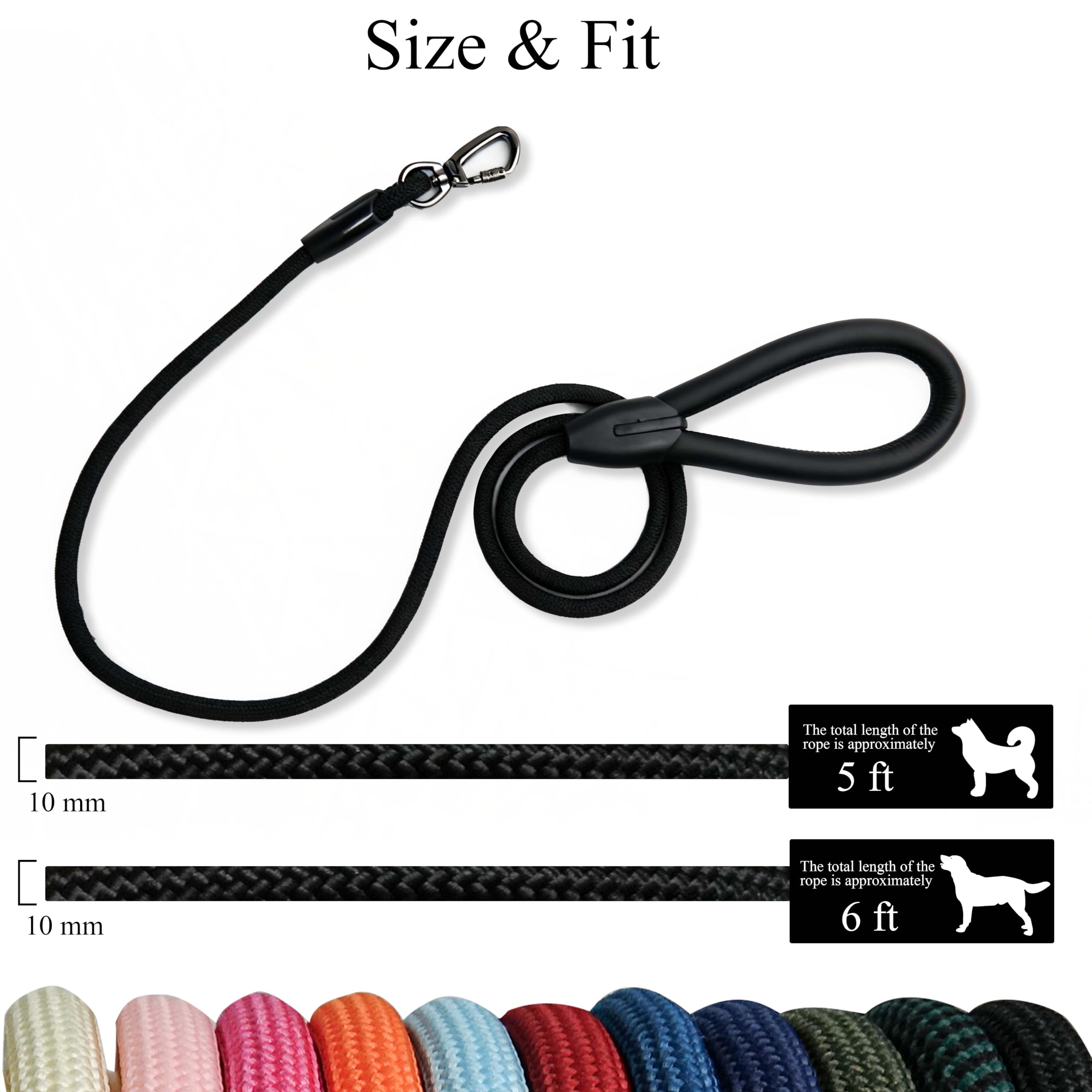 Pawkooly dirt-resistant leather keeps the handle clean with minimal maintenance.