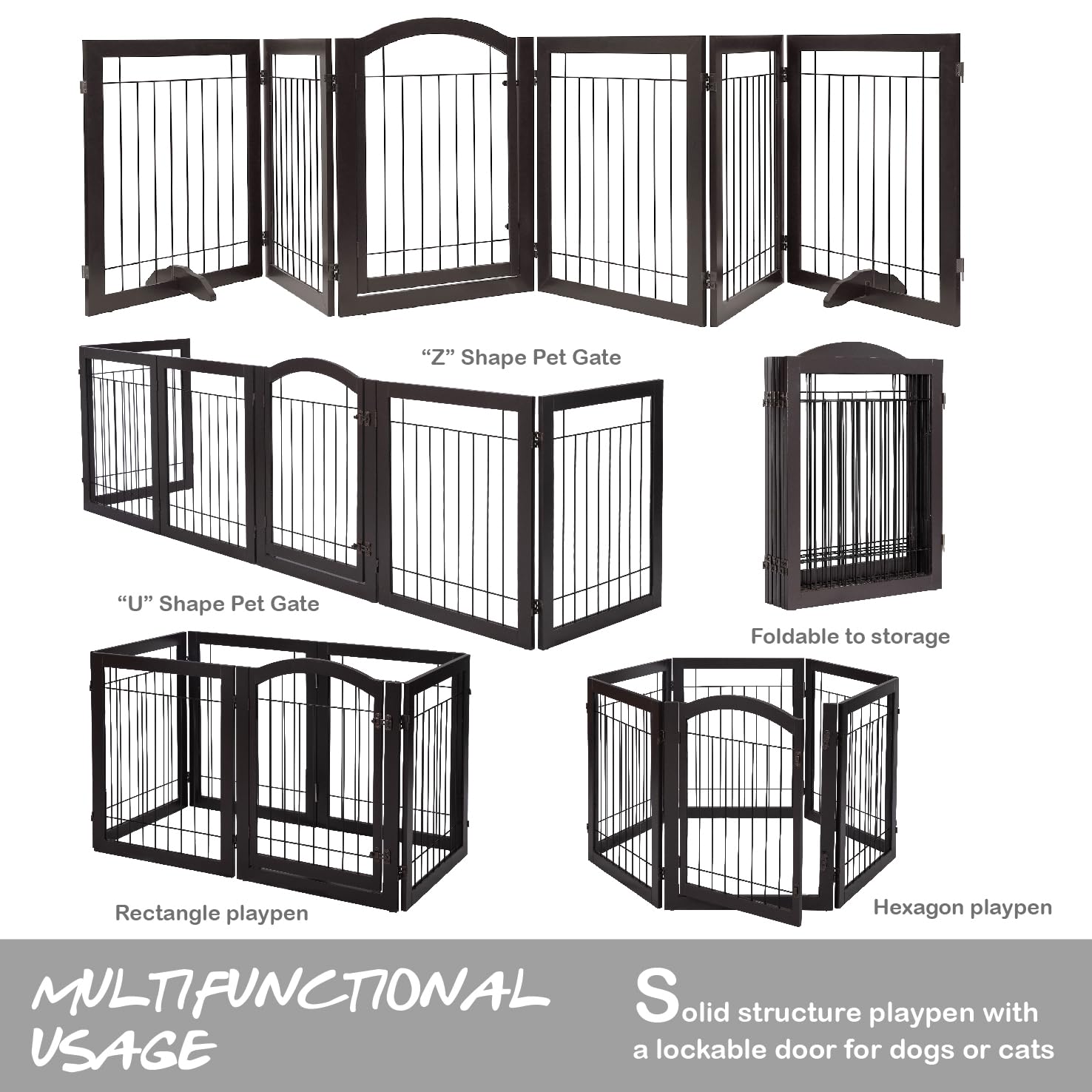 PAWLAND 360-degree hinges enable flexible multi-configuration setups.