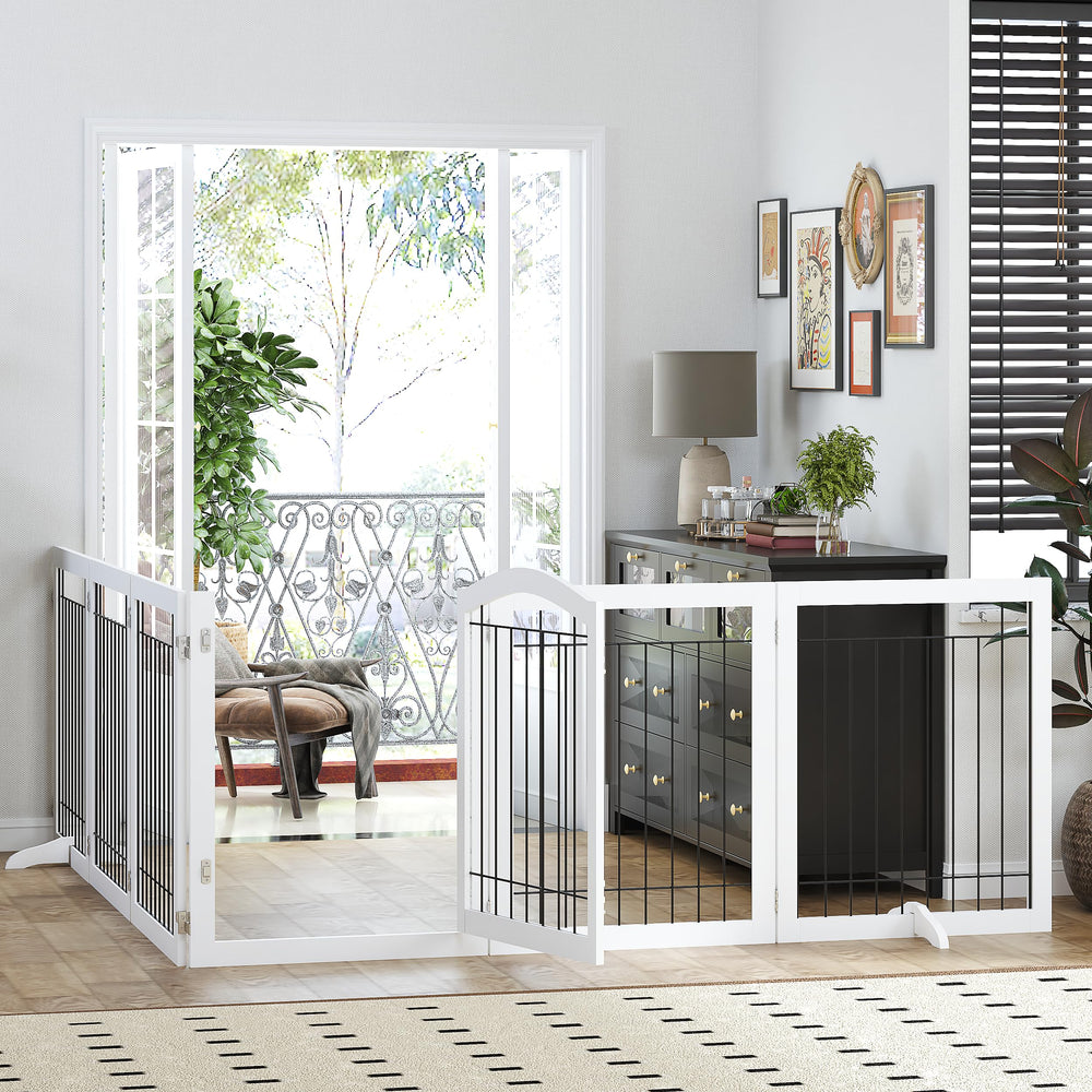PAWLAND assembled layout shows 144 by 32 inch footprint in open spaces