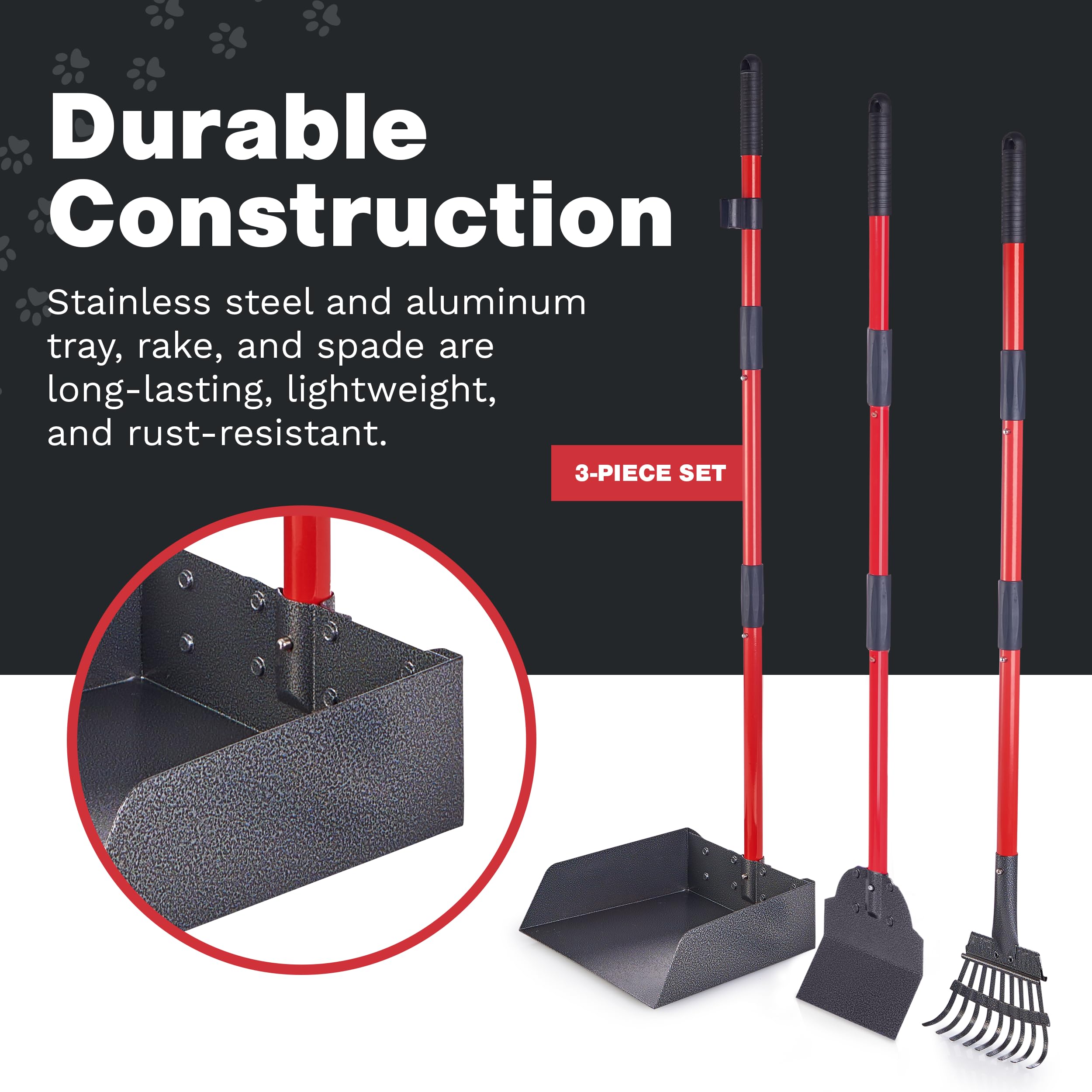 Pawler Pooper Scooper easy-assembly for quick setup