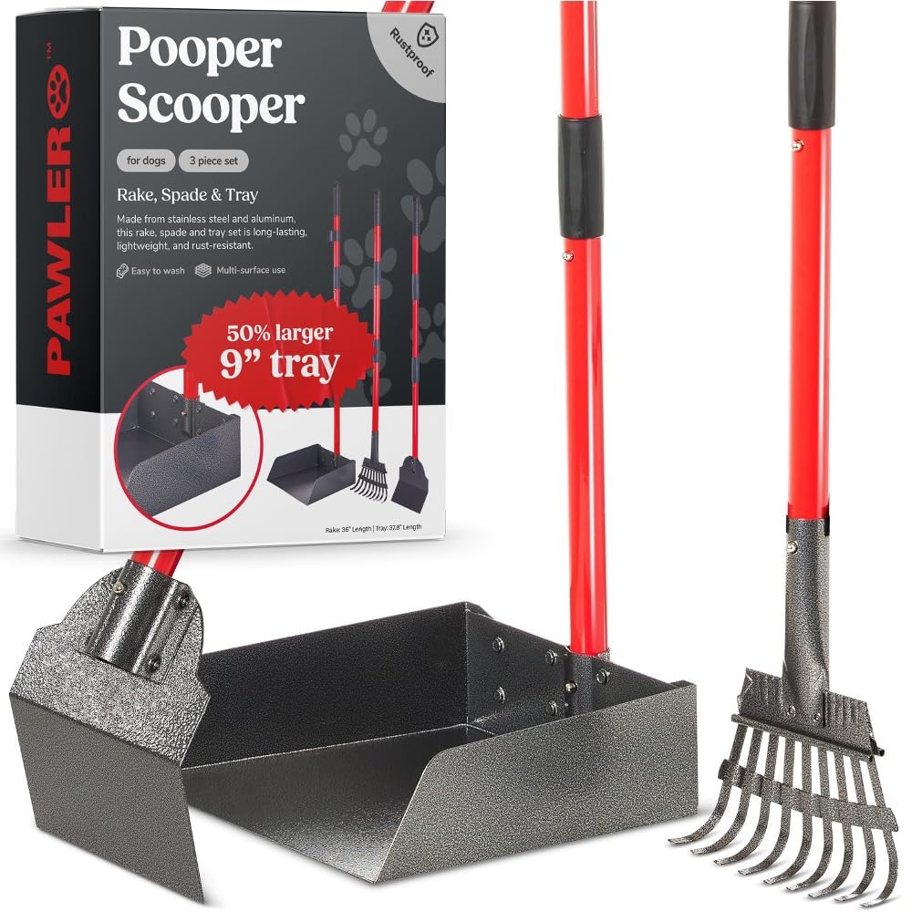 Pawler Pooper Scooper long-handle for easier yard cleanup