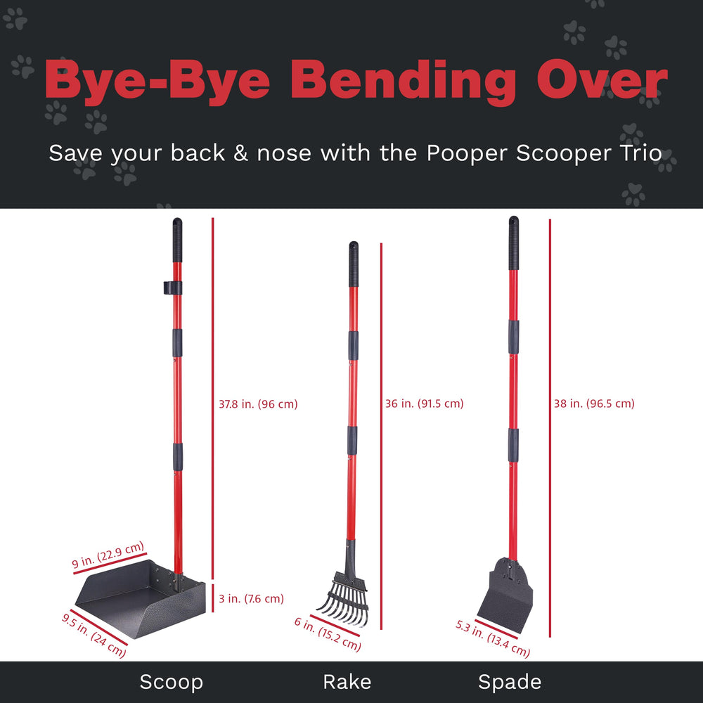 Pawler Pooper Scooper rust-proof-aluminum resists outdoor use