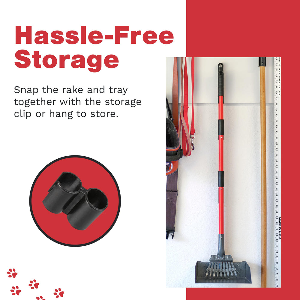 Pawler Pooper Scooper yard cleanup helps reduce back strain.