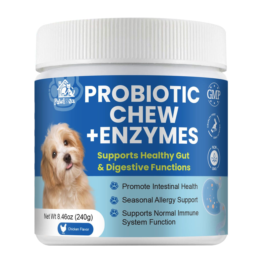Pawlooza Daily dosing spoon and chews scene shows easy daily routine.
