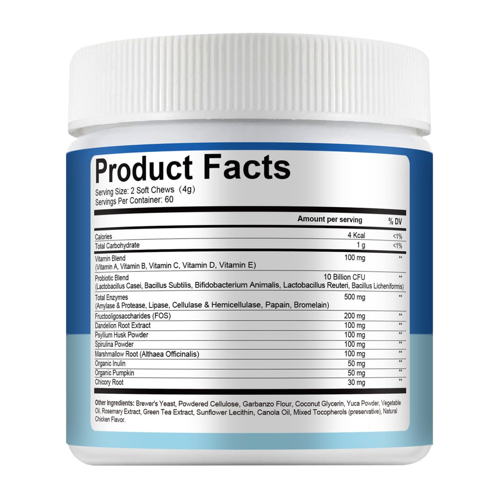 Pawlooza Immunity support bottle with label signals overall vitality potential.