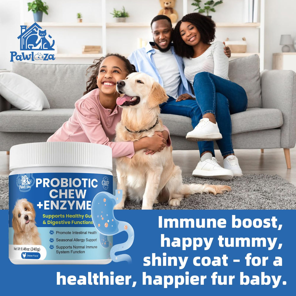 Pawlooza Itch-relief chew close-up suggests skin comfort and reduced irritation.