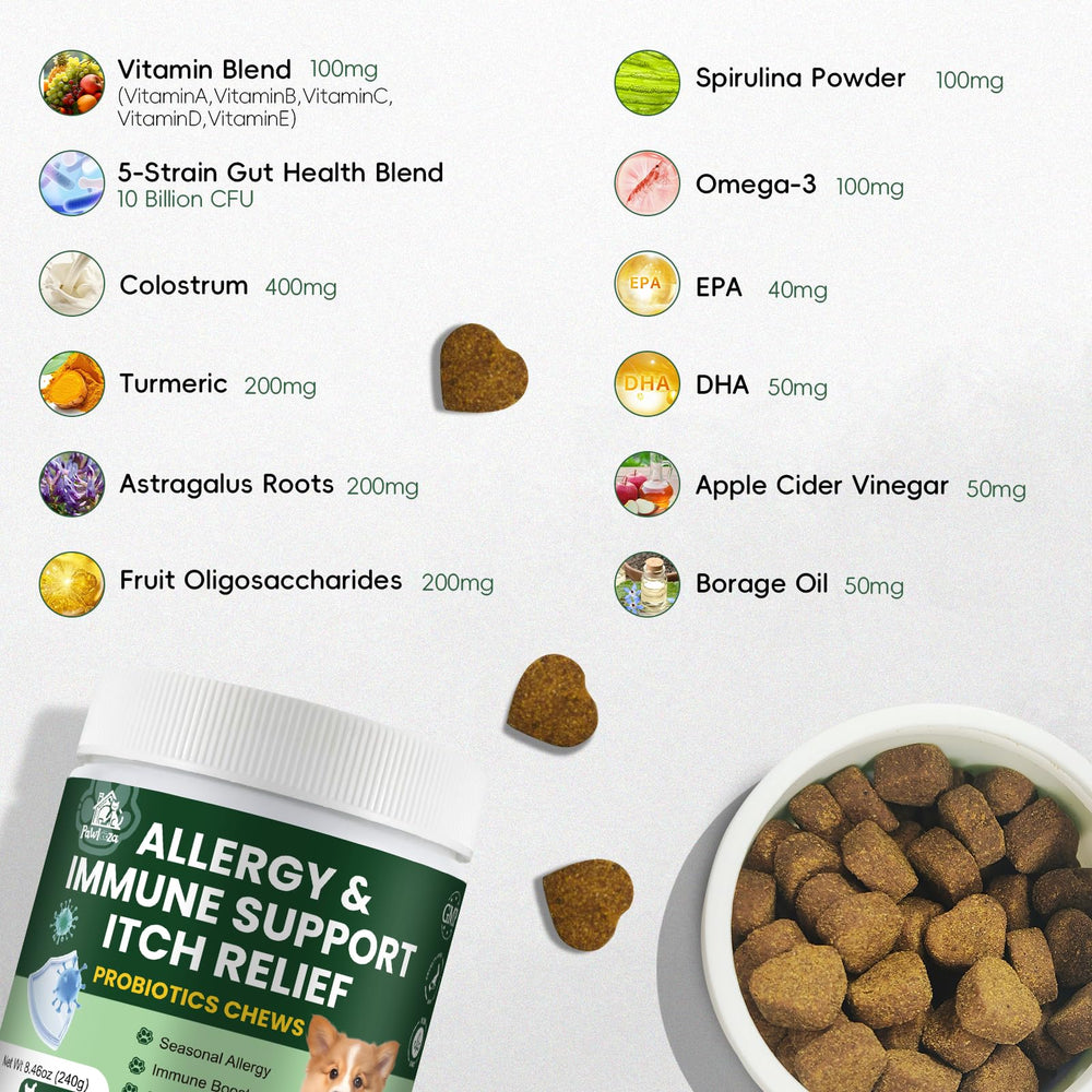 Pawlooza Probiotics for Dogs soft chews ready to serve