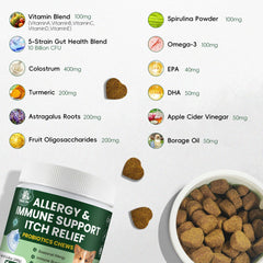 Pawlooza Probiotics for Dogs soft chews ready to serve
