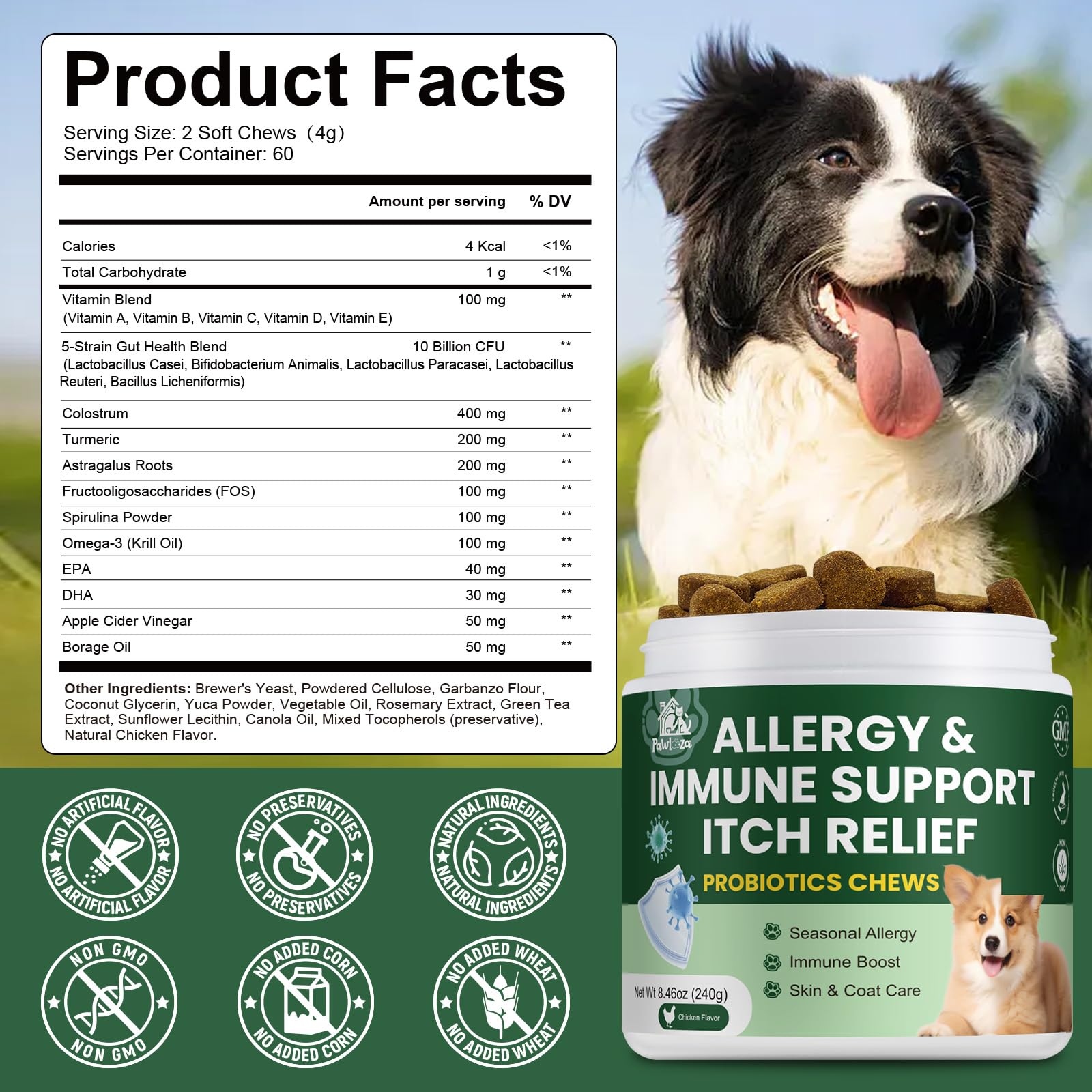 Gut health icon associated with Pawlooza Probiotics for Dogs