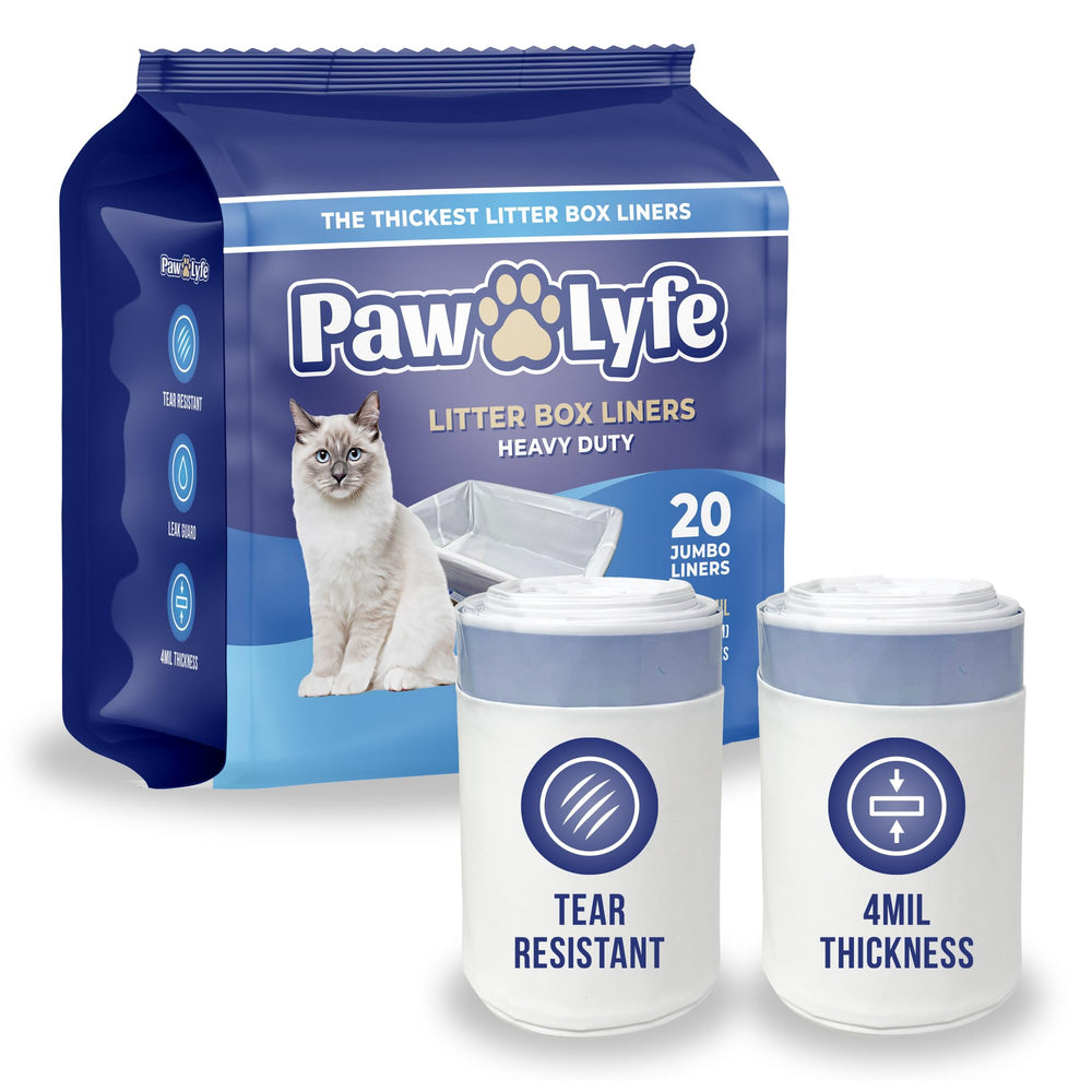 PawLyfe jumbo litter box liner provides a secure fit for large boxes