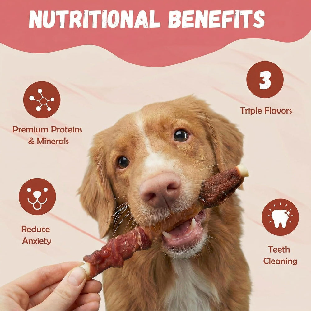 Pawmate beef liver, chicken, and duck cross-section reveals high-protein ingredients.