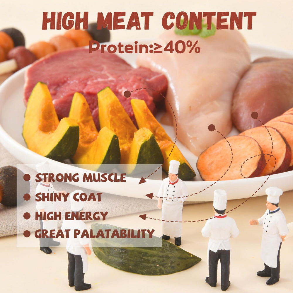 Pawmate chicken and beef variation showcases premium protein for muscle support.