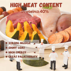 Pawmate chicken and beef variation showcases premium protein for muscle support.