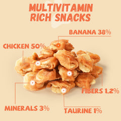 Pawmate treats in pack showing grain-free soft chews.
