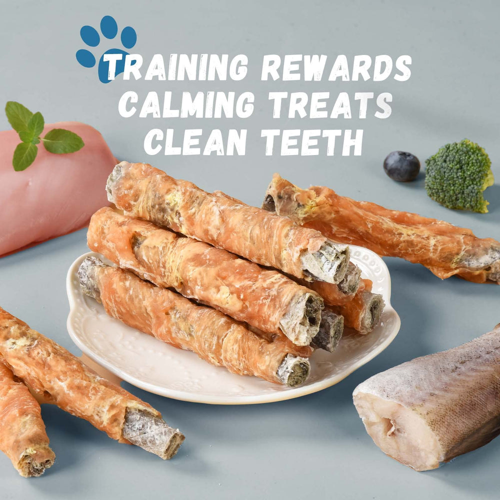 Training reward idea with Pawmate sticks during daily sessions.