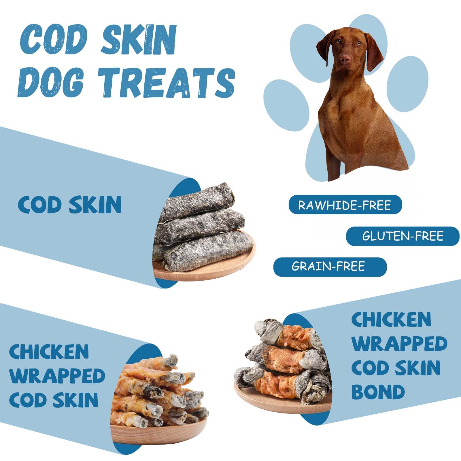 Serving suggestion with crumbs minimized during feeding of Pawmate treats