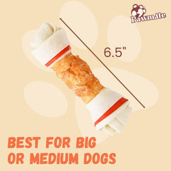 Pawmate dental care chew supports dogs' oral hygiene during chew time.