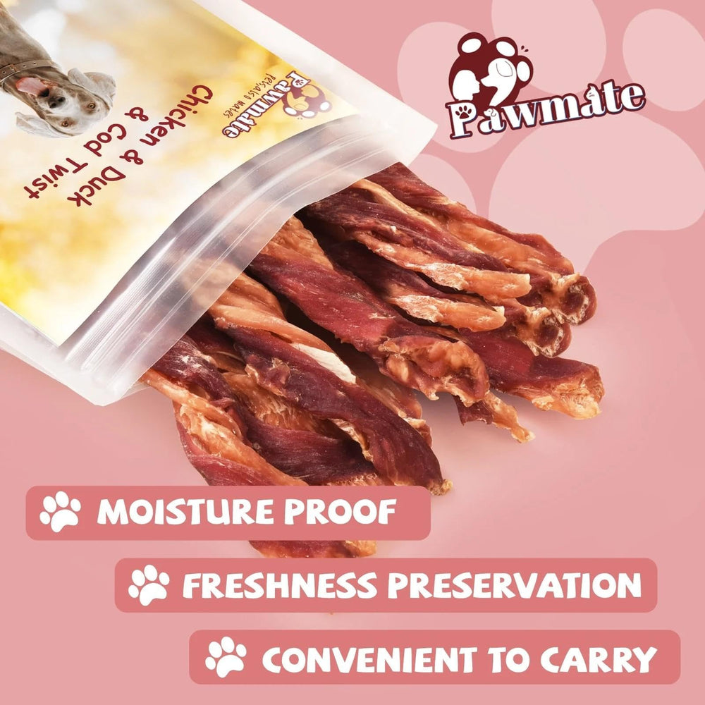 Pawmate texture-focused image conveys chew appeal for dogs.