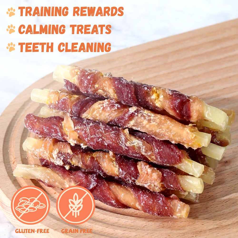 Pawmate durable chew sticks satisfy chewing urges for medium to large dogs.
