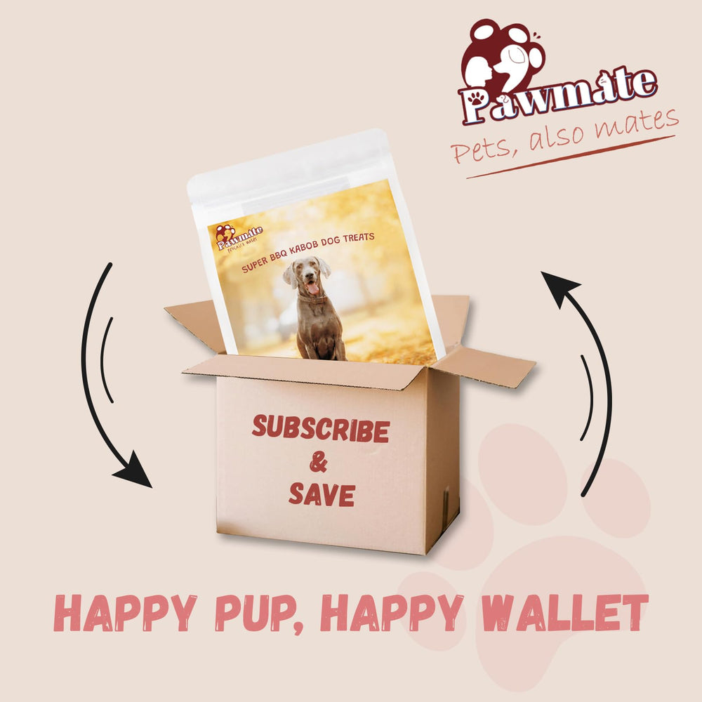 Pawmate dog treats suit all breeds and ages.