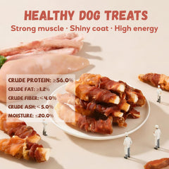 Pawmate high protein low fat chews shown for training rewards