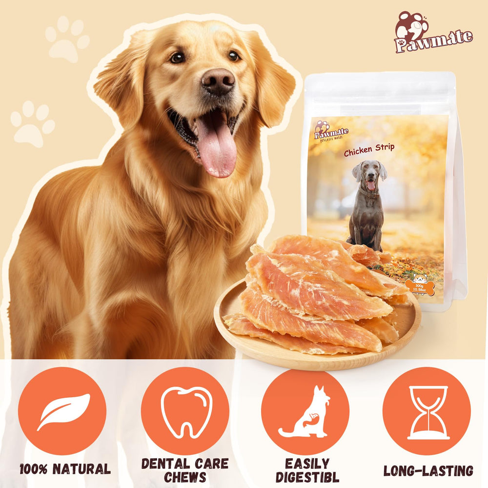 Pawmate human-grade chicken label signals high-quality ingredient for pets.