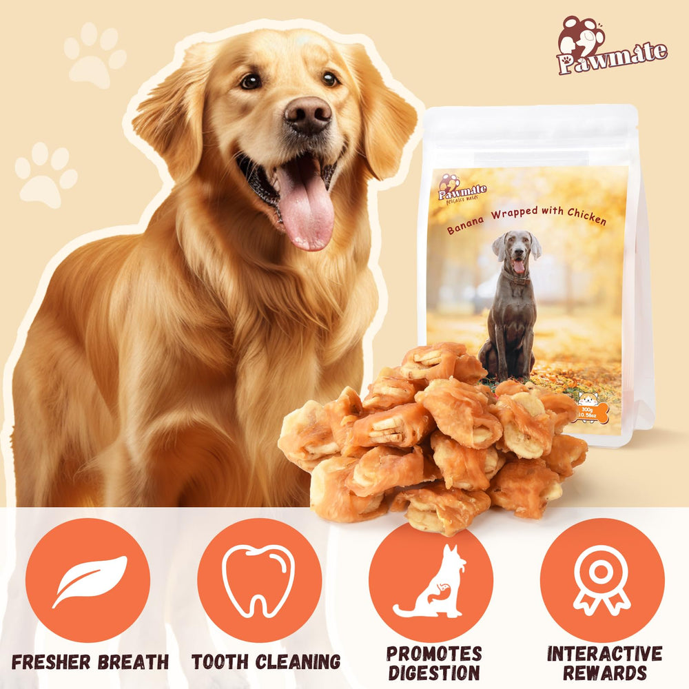 Pawmate soft chews suitable for small dogs, easy to bite.