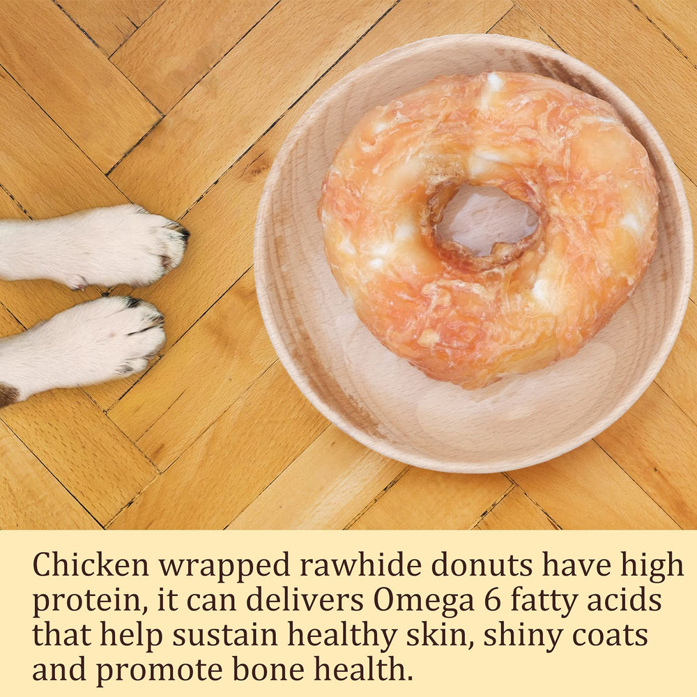 Pawmate taurine-enriched donut chew close-up with added nutritional boost