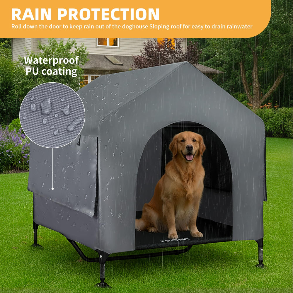 PAWMMO breathable mesh windows promote fresh air circulation and comfort.