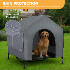 PAWMMO breathable mesh windows promote fresh air circulation and comfort.
