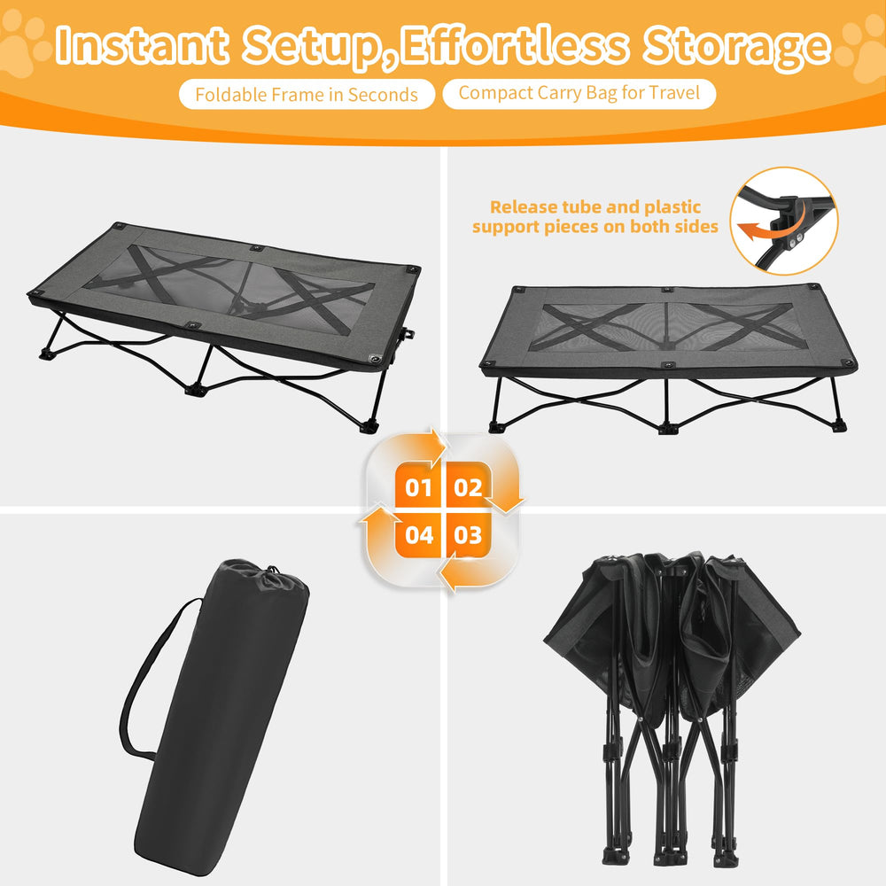 PAWMMO carrying bag makes transport and compact storage easy.