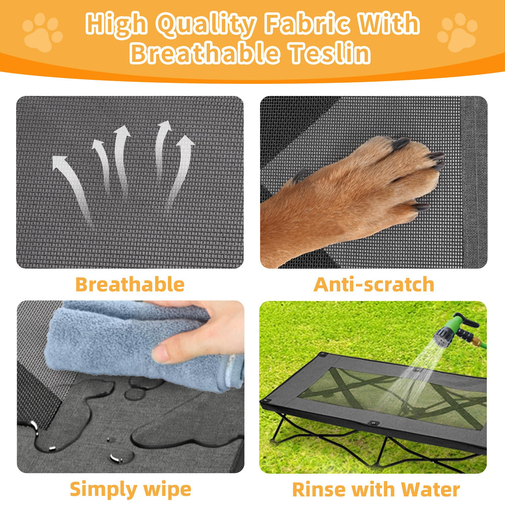 PAWMMO stable cross structure with anti-slip feet supports safe resting.