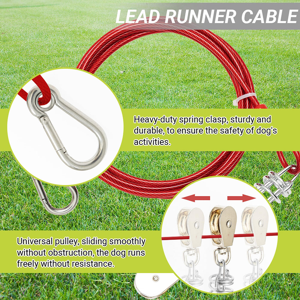 PAWNISAW turnbuckle and stoppers keep the line secure and tensioned.