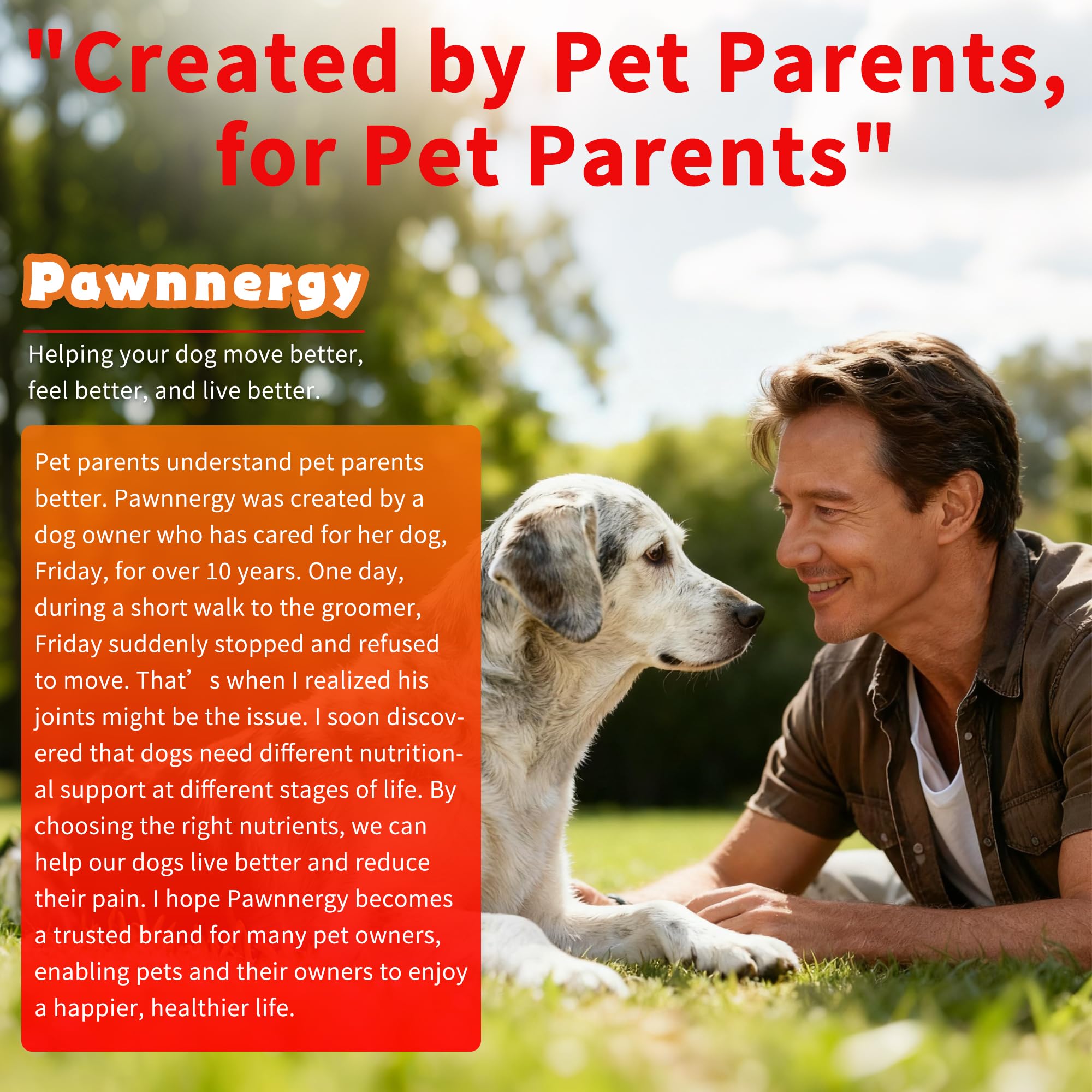 All-life-stages packaging demonstrates safety for puppies through seniors.